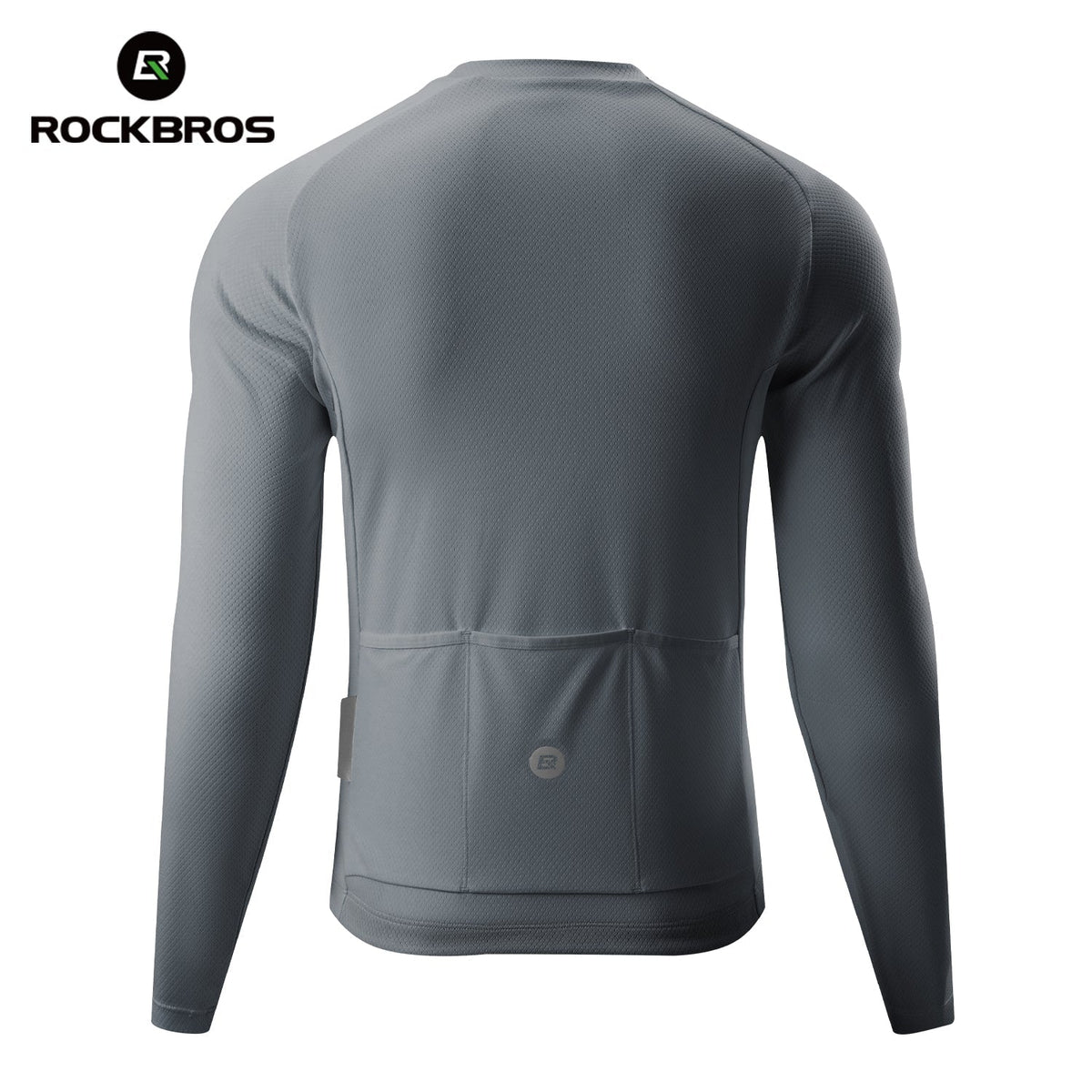ROCKBROS Maillot de Ciclismo de Manga Larga con Cremallera Frontal Corta - Modelo YDCX011