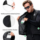 ROCKBROS Chaleco de Ciclismo Cortaviento Ligero Transpirable de Secado Rápido, Plegable Chaleco de Bici