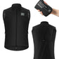 ROCKBROS Chaleco de Ciclismo Cortaviento Ligero Transpirable de Secado Rápido, Plegable Chaleco de Bici