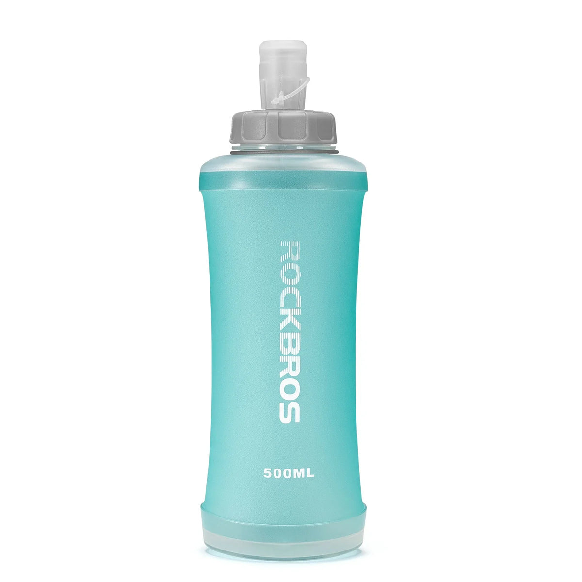 ROCKBROS Botella de agua plegable para bicicleta, ligera, libre de BPA