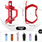 ROCKBROS Portabidones para Bicicleta Soporte para Botellas Portabidón de Aleación de Aluminio aprox. 40g