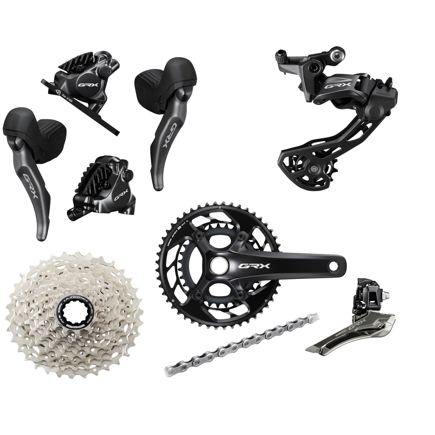Grupo Shimano GRX RX820 de 2x12 velocidades