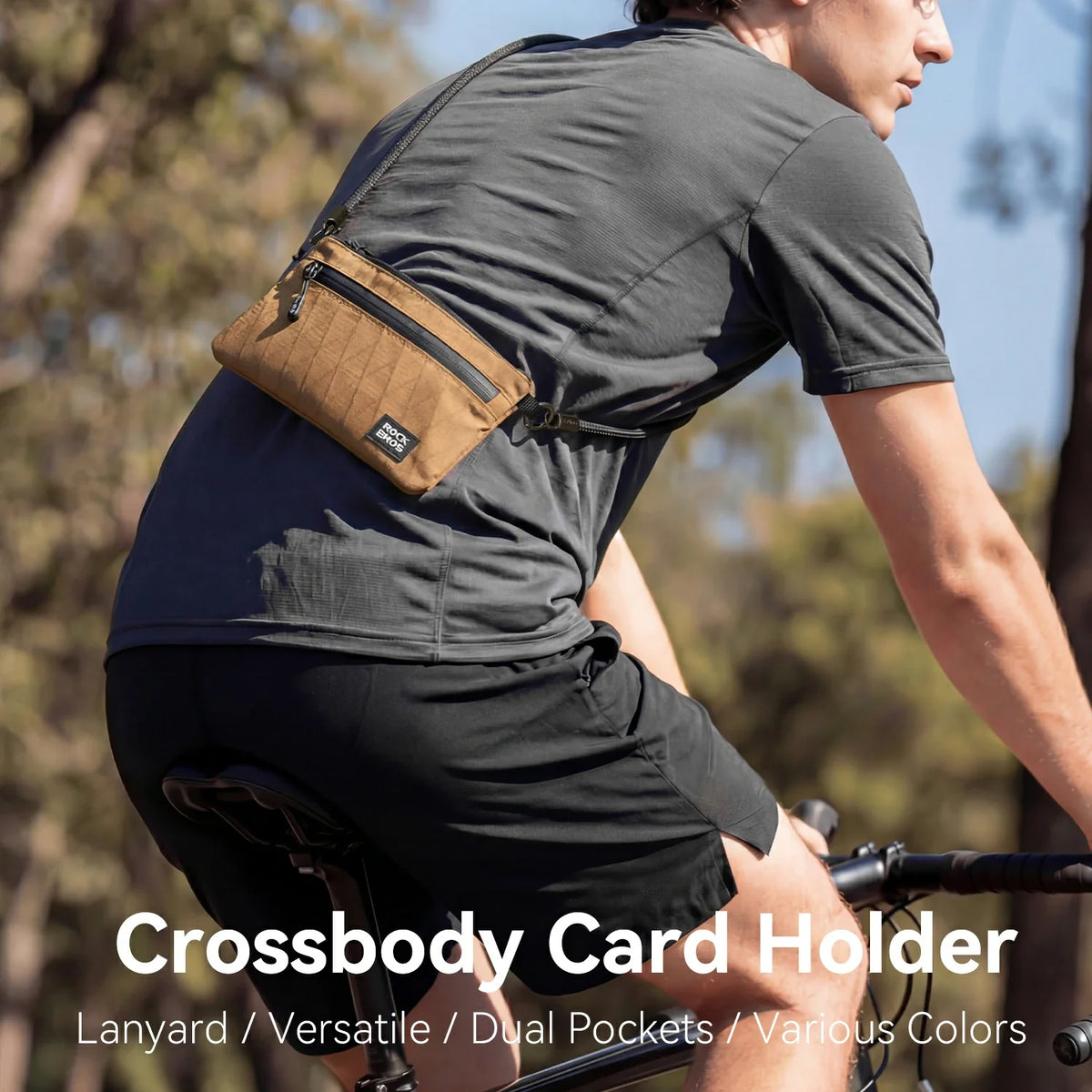ROCKBROS Billetero Cartera Monedero Funda para móvil para tarjeta de crédito llaves