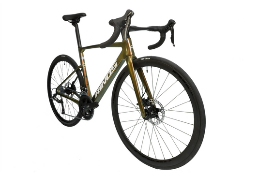 RINOS Bicicleta de carretera de carbono 700C Shimano SORA R3000 18 velocidades Odin1.0