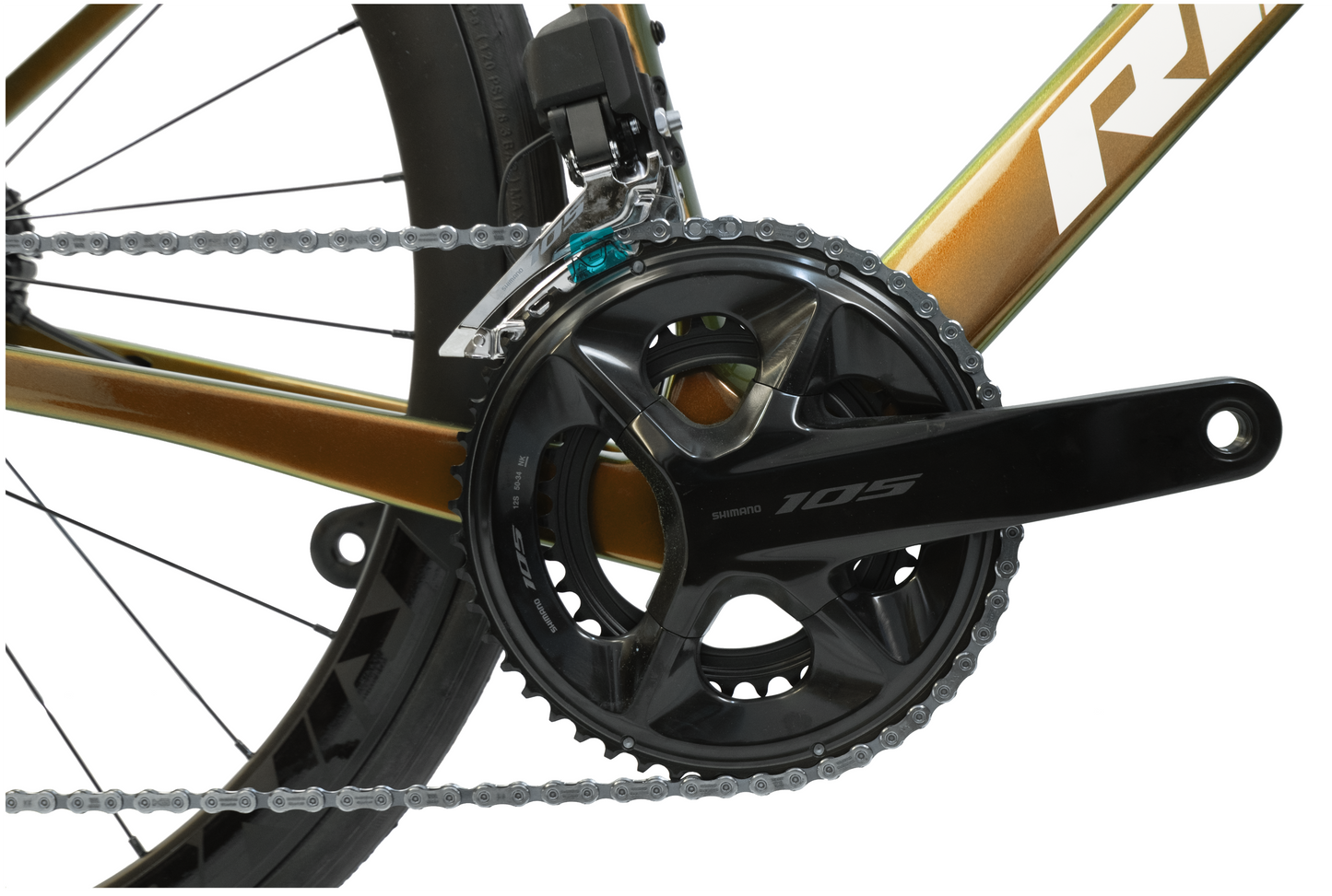 RINOS Bicicleta de carretera de carbono Odin 6 700 C Shimano 105 Di2 R7150 24 velocidades