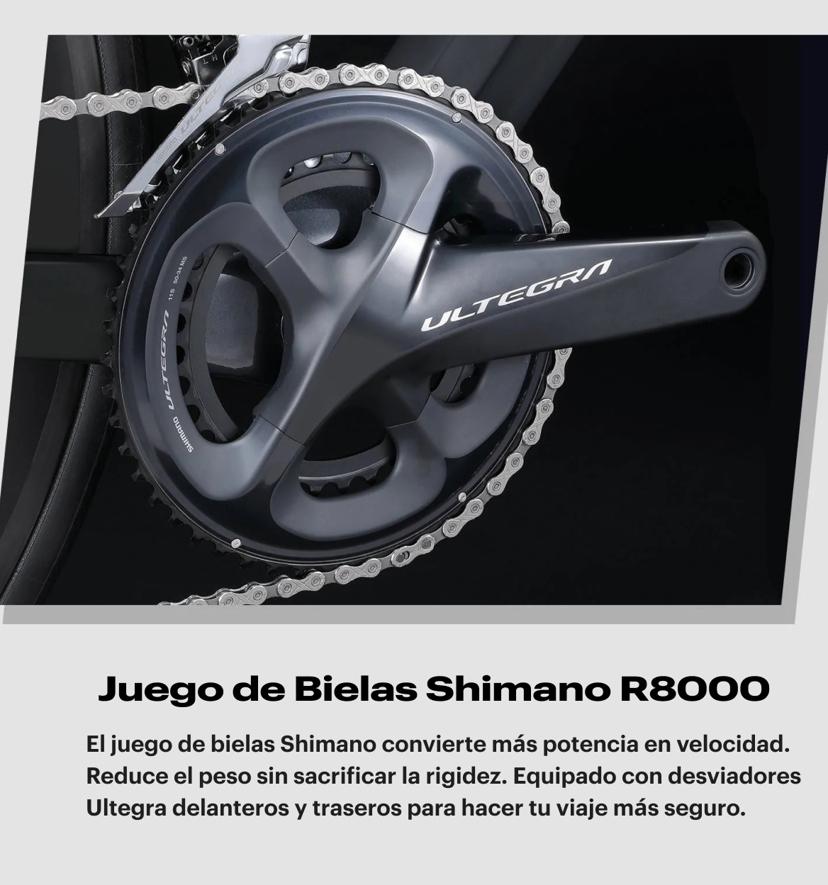 RINOS Bicicleta de carretera de carbono 700C Shimano Ultegra R8000 22 velocidades Odin5.0