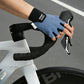 ROCKBROS Guantes de bicicleta de media dedo con acolchado PORON XRD