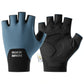 ROCKBROS Guantes de bicicleta de media dedo con acolchado PORON XRD