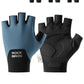 ROCKBROS Guantes de bicicleta de media dedo con acolchado PORON XRD