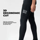 ROCKBROS Pantalón cortado de ciclismo para hombre - Corte ergonómico 3D, 6H+