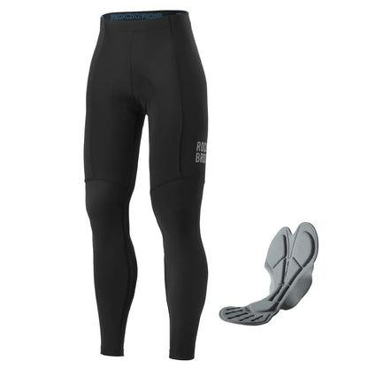 ROCKBROS Pantalón cortado de ciclismo para hombre - Corte ergonómico 3D, 6H+