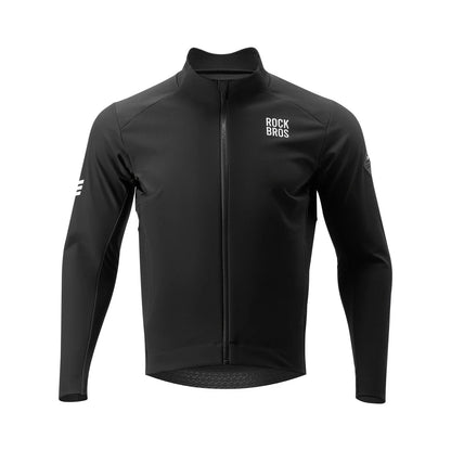 ROCKBROS Chaqueta de ciclismo para hombre con tecnología de 3 capas - A prueba de viento, Transpirable, Reflectante