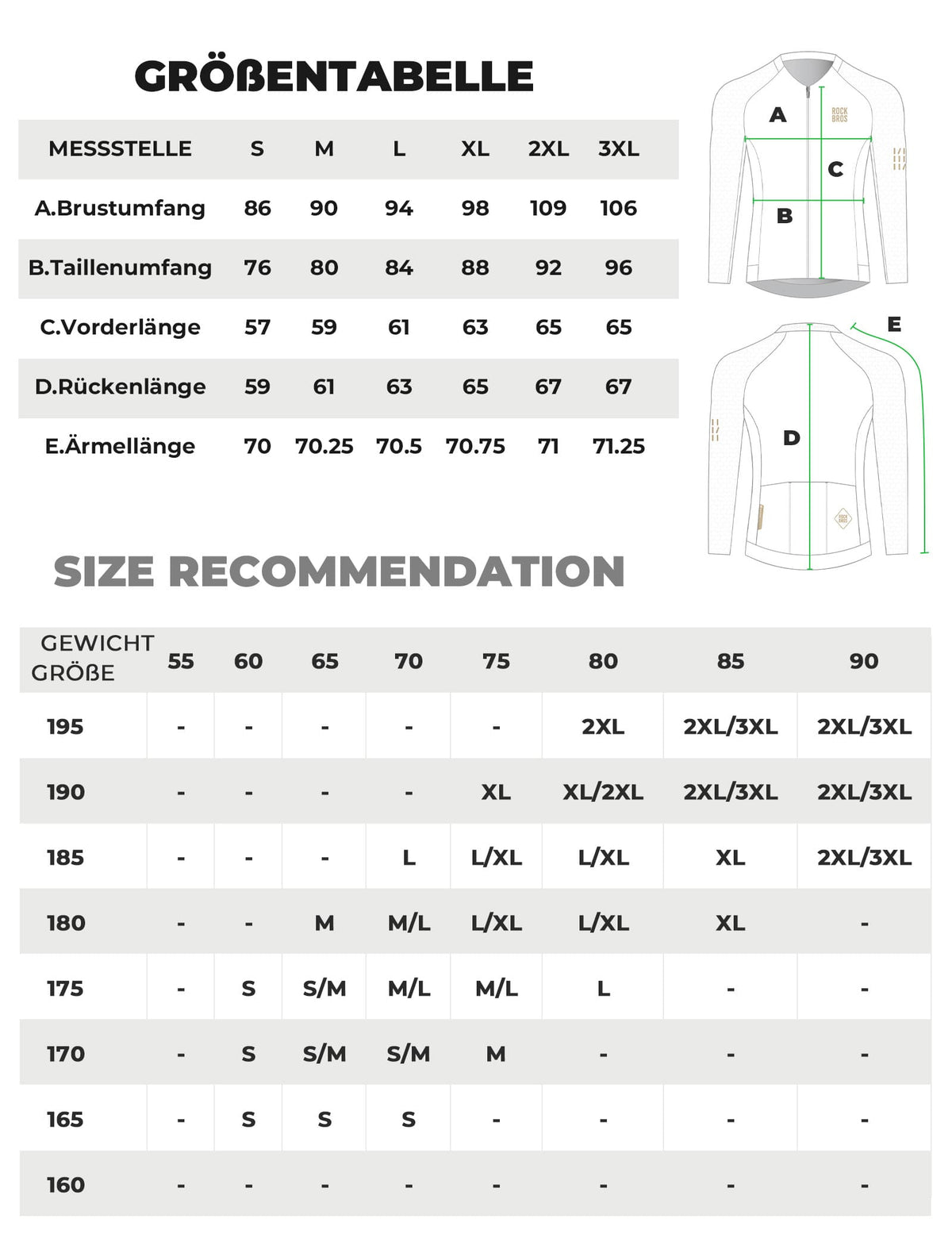 ROCKBROS Camiseta de ciclismo de manga larga para hombre Transpirable Reflectante con corte 3D