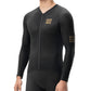ROCKBROS Camiseta de ciclismo de manga larga para hombre Transpirable Reflectante con corte 3D