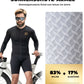 ROCKBROS Camiseta de ciclismo de manga larga para hombre Transpirable Reflectante con corte 3D