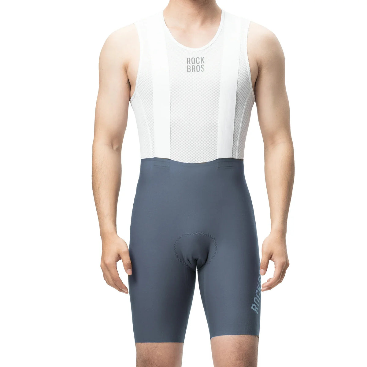 ROCKBROS Culote de ciclismo para hombre con tirantes Acolchado, Culote corto de ciclismo, Transpirable de secado rápido