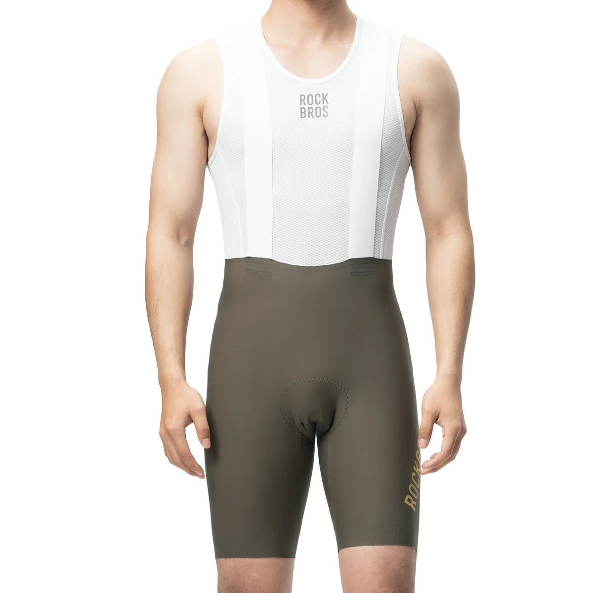 ROCKBROS Culote de ciclismo para hombre con tirantes Acolchado, Culote corto de ciclismo, Transpirable de secado rápido