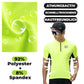 ROCKBROS Maillot de ciclismo para hombre de manga corta, transpirable
