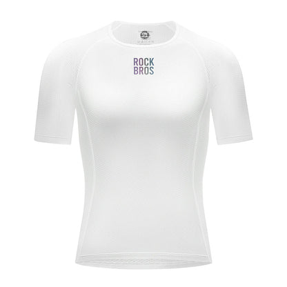 ROCKBROS Camiseta Interior Transpirable de Manga Corta para Hombre
