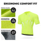 ROCKBROS Maillot de ciclismo hombre manga corta camiseta de ciclismo transpirable de secado rápido