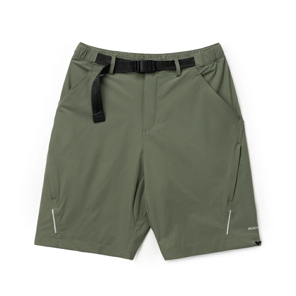 ROCKBROS Pantalones Cortos de Verano para Hombre Verde Militar