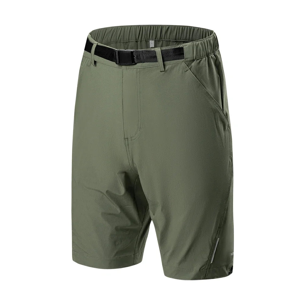ROCKBROS Pantalones Cortos de Verano para Hombre Verde Militar