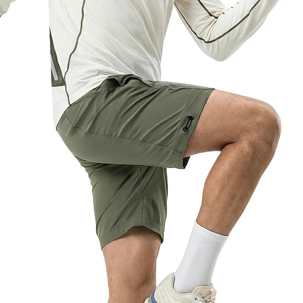 ROCKBROS Pantalones Cortos de Verano para Hombre Verde Militar