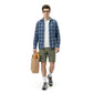 ROCKBROS Pantalones Cortos de Verano para Hombre Verde Militar