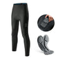 ROCKBROS Pantalón largo de ciclismo para hombre térmico culotte con acolchado 3D
