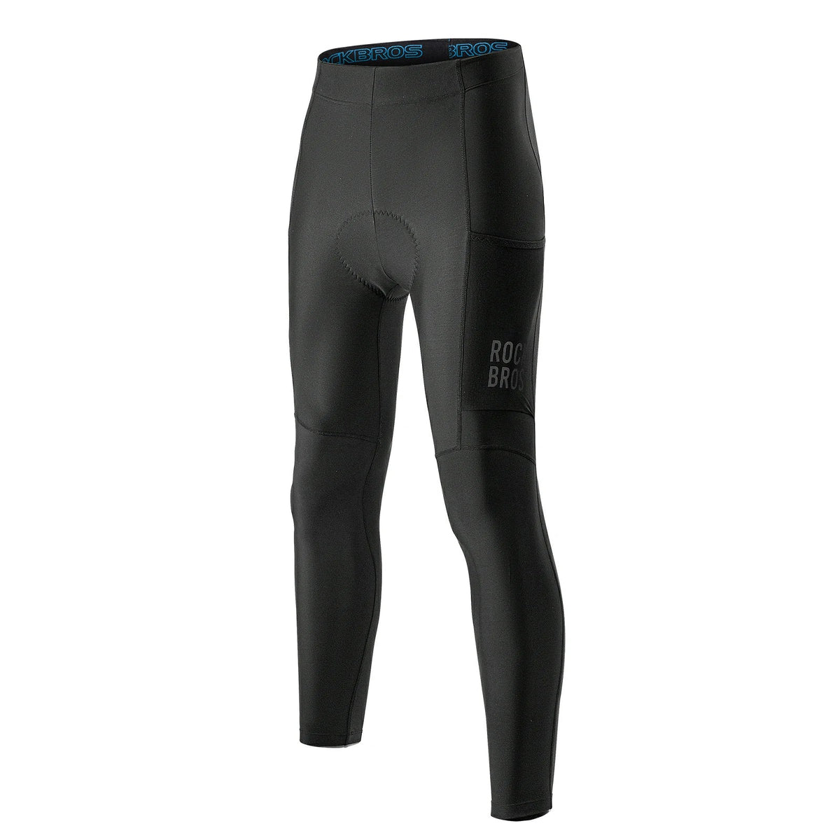 ROCKBROS Pantalón largo de ciclismo para hombre térmico culotte con acolchado 3D