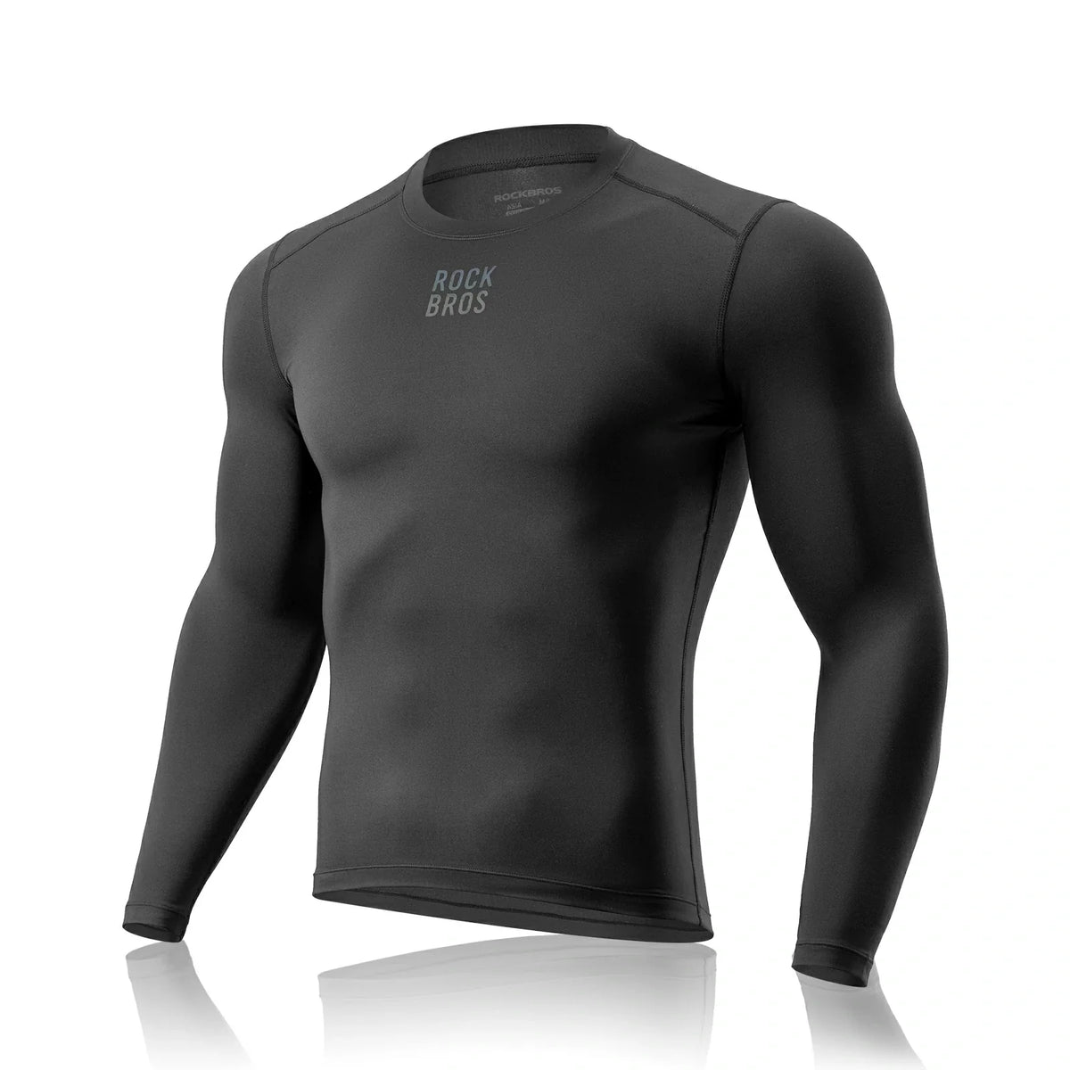 ROCKBROS Jersey de ciclismo de manga larga para hombre, ropa térmica de ciclismo transpirable