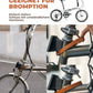 ROCKBROS Manija de cuero de cierre rápido para Brompton, cerradero de hebilla de cuero, accesorio para bicicleta plegable