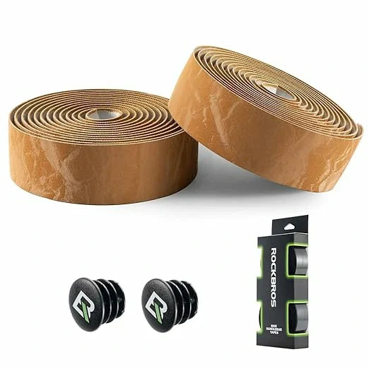 ROCKBROS Cinta de Manillar para Bicicleta de Carretera, 2 Rollos de Cinta de Manillar de Carretera, Super Larga 220cm y Grosor 3mm