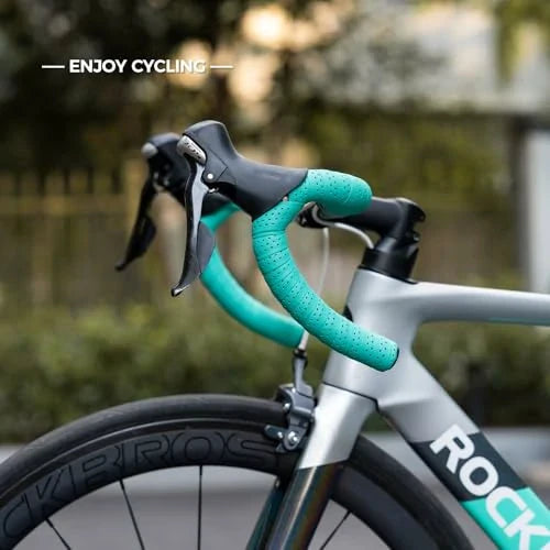 ROCKBROS Cinta de Manillar para Bicicleta de Carretera, 2 Rollos de Cinta de Manillar de Carretera, Super Larga 220cm y Grosor 3mm