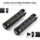 ROCKBROS Puños de Manubrio Antideslizantes Puños de Bicicleta Diseño Lock-On