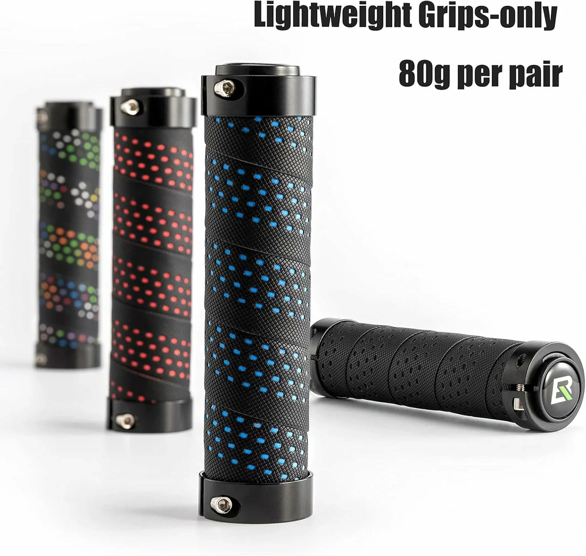 ROCKBROS Puños de Manubrio Antideslizantes Puños de Bicicleta Diseño Lock-On