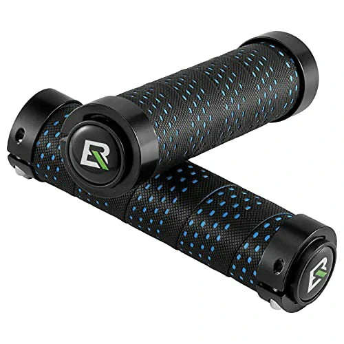 ROCKBROS Puños de Manubrio Antideslizantes Puños de Bicicleta Diseño Lock-On