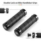 ROCKBROS Puños de Manubrio Antideslizantes Puños de Bicicleta Diseño Lock-On