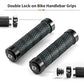 ROCKBROS Puños de Manubrio Antideslizantes Puños de Bicicleta Diseño Lock-On