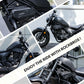 Bolsa de moto resistente al agua ROCKBROS, 1,5 litros