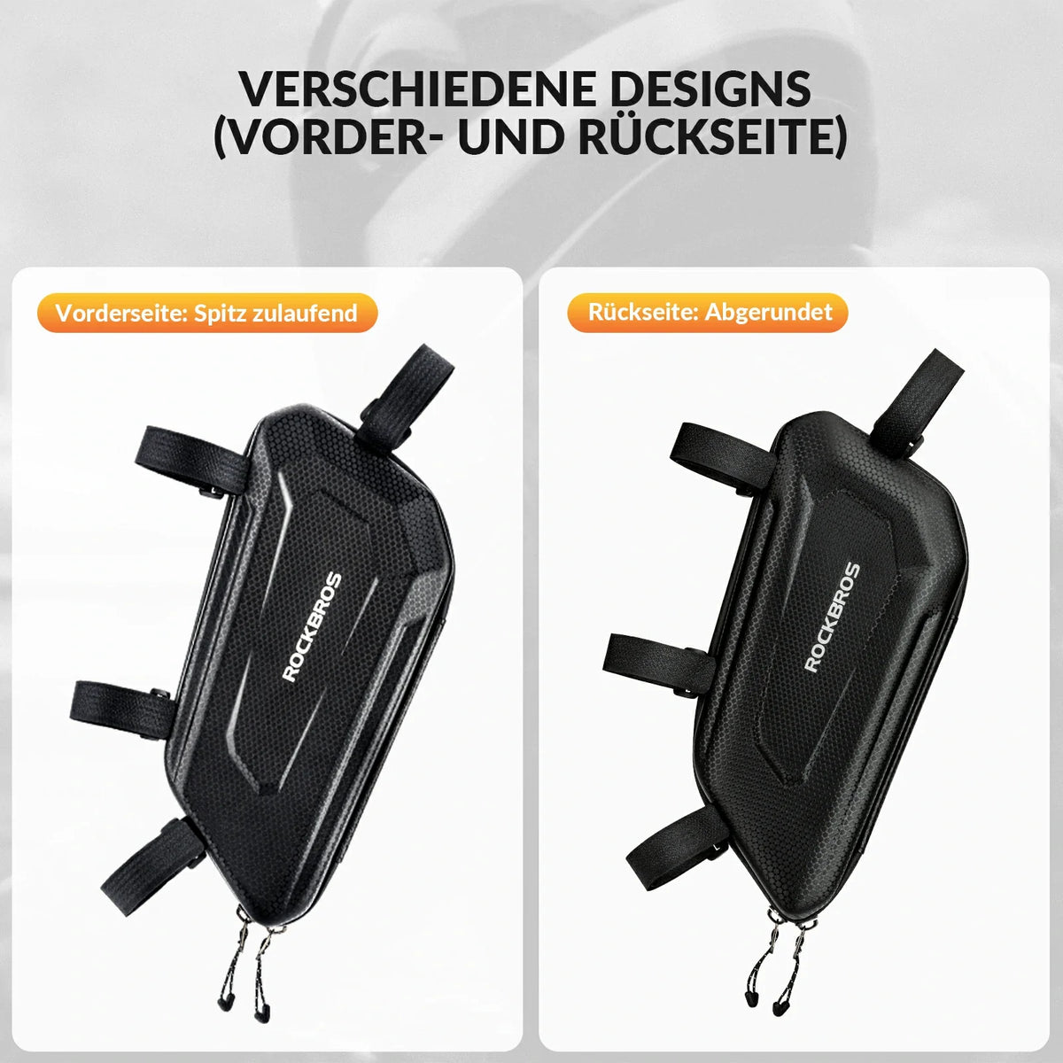 Bolsa de moto resistente al agua ROCKBROS, 1,5 litros