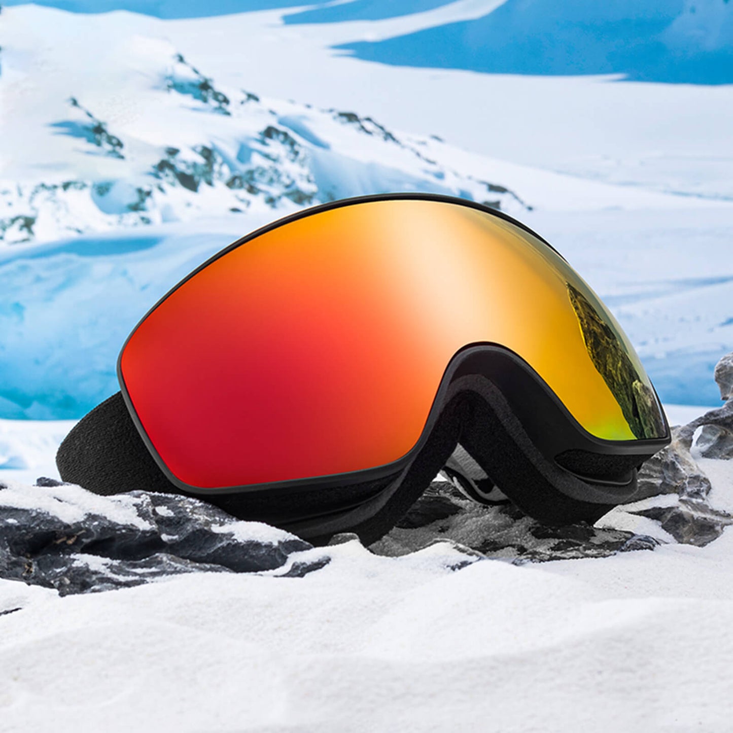 Gafas de esquí antivaho OTG unisex Qunature