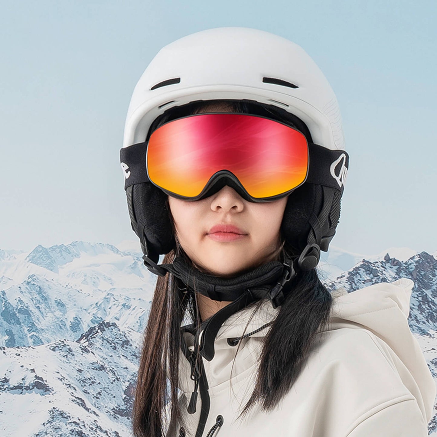 Gafas de esquí antivaho OTG unisex Qunature