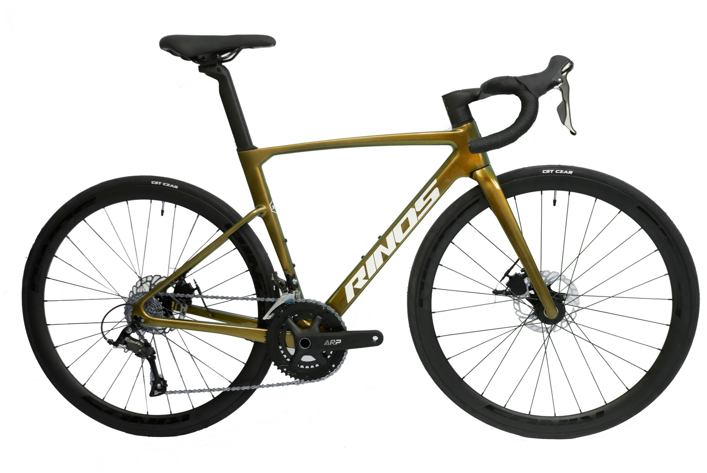 RINOS Bicicleta de carretera de carbono 700C Shimano SORA R3000 18 velocidades Odin1.0