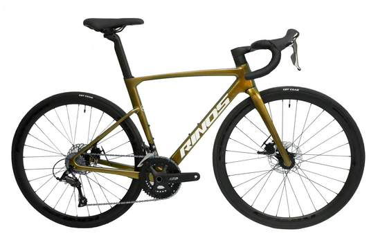 RINOS Bicicleta de carretera de carbono 700C Shimano SORA R3000 18 velocidades Odin1.0