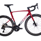RINOS bicicleta de carretera de carbono Odin 7.1 Shimano Ultegra Di2 roja XS con ruedas de carbono, 24 velocidades