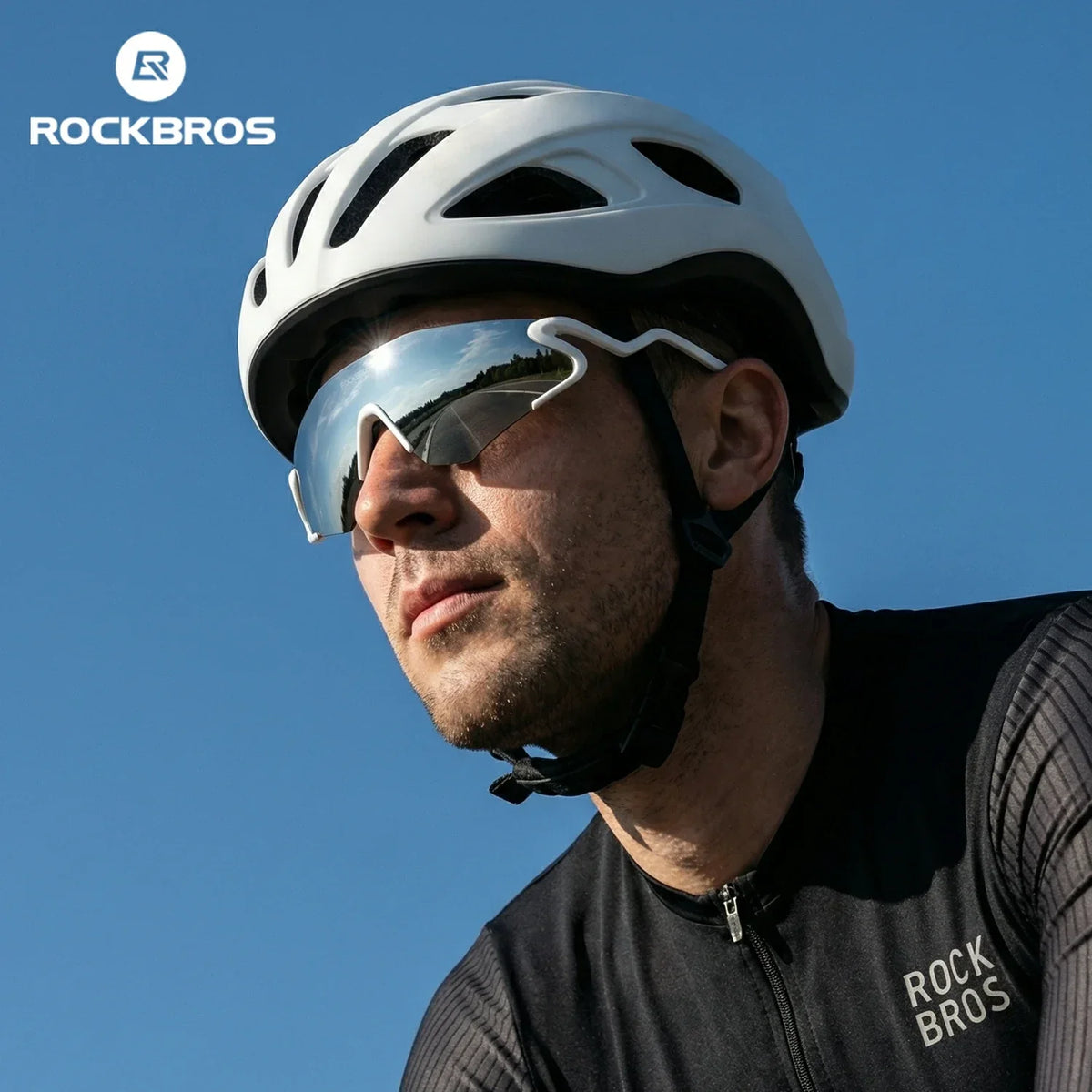 ROCKBROS Gafas de sol fotocromáticas para bicicleta con protección UV400