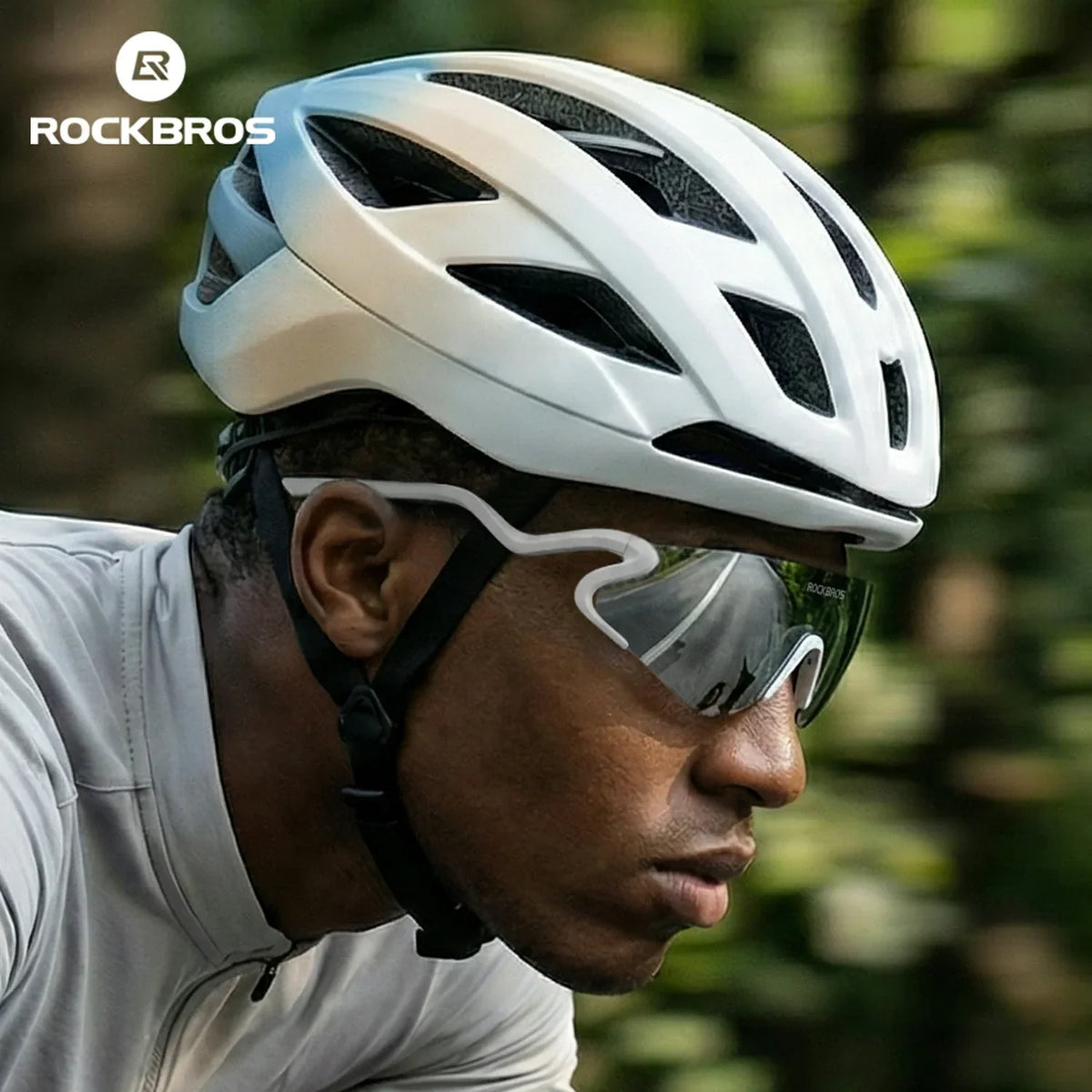 ROCKBROS Gafas de sol fotocromáticas para bicicleta con protección UV400