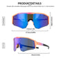ROCKBROS Gafas de sol polarizadas para bicicleta con patillas ajustables