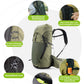 Mochila de senderismo transpirable de 25 l, con bolsillo desmontable y acceso lateral Quantature